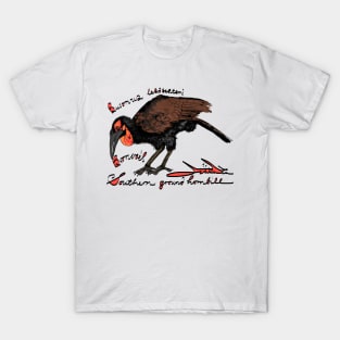 Ground Hornbill, Bromvoël T-Shirt